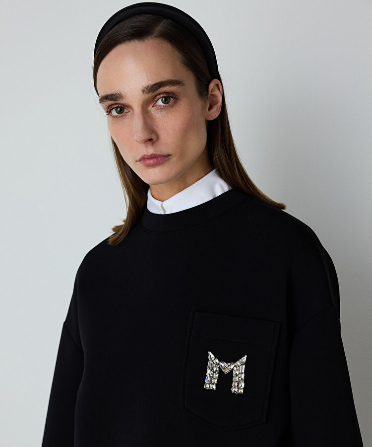 Logo işlemeli sweatshirt