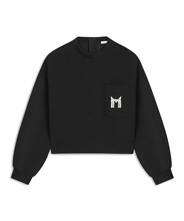 Logo işlemeli sweatshirt