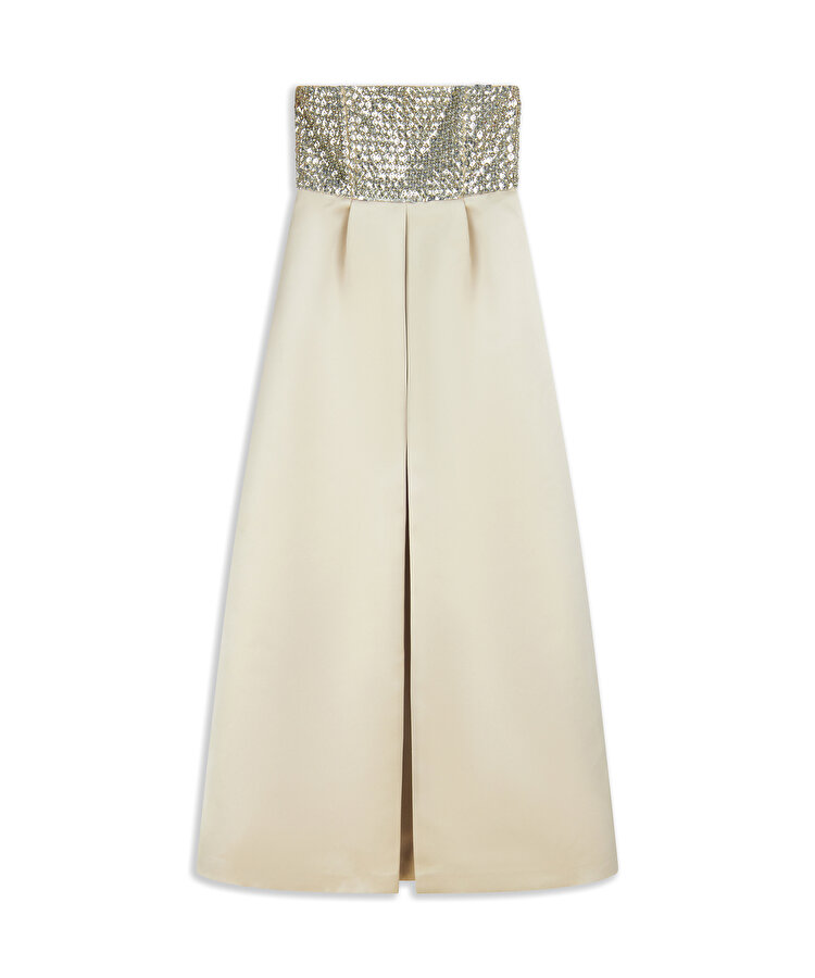 PAYETLİ PİLİKAŞELİ ELBİSE