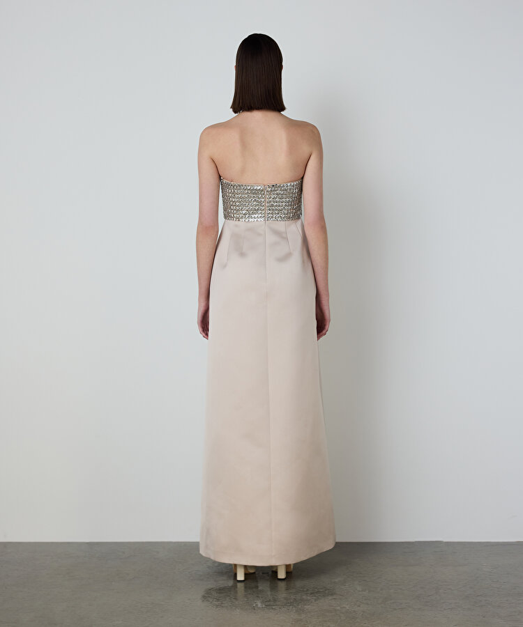 PAYETLİ PİLİKAŞELİ ELBİSE