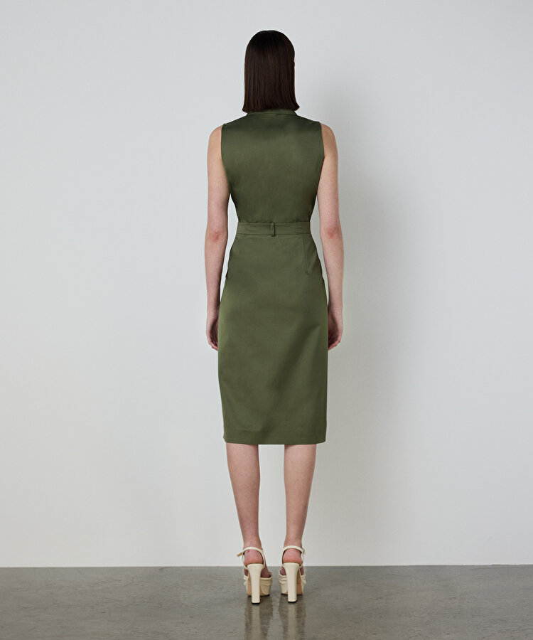 ÇİFT PARÇA GÖRÜNÜM CEPLİ ELBİSE