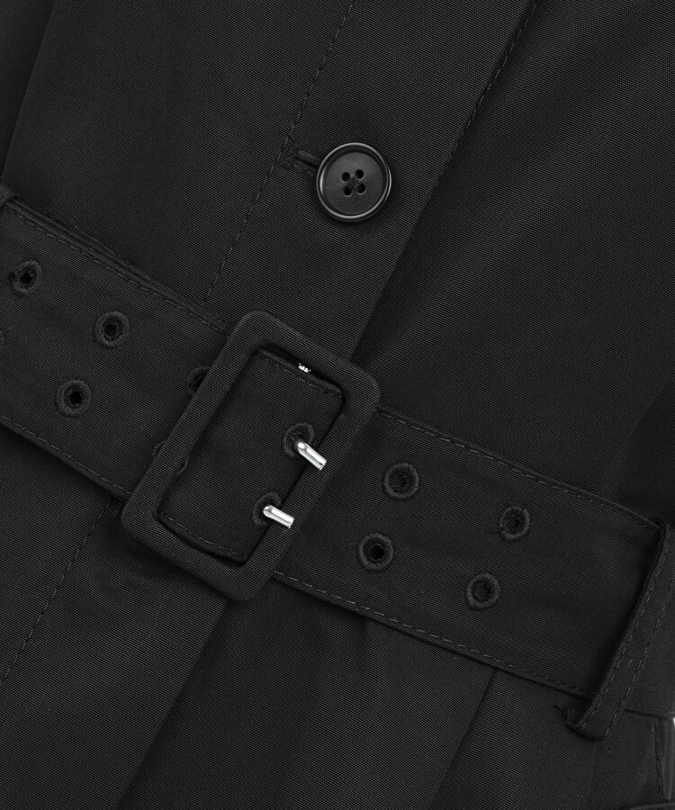 KUŞAKLI POPLİN GÖMLEK ELBİSE