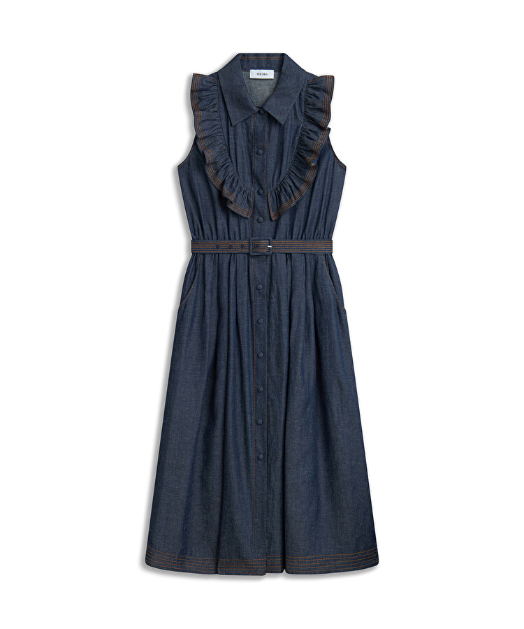 CHAMBRAY GÖMLEK ELBİSE 