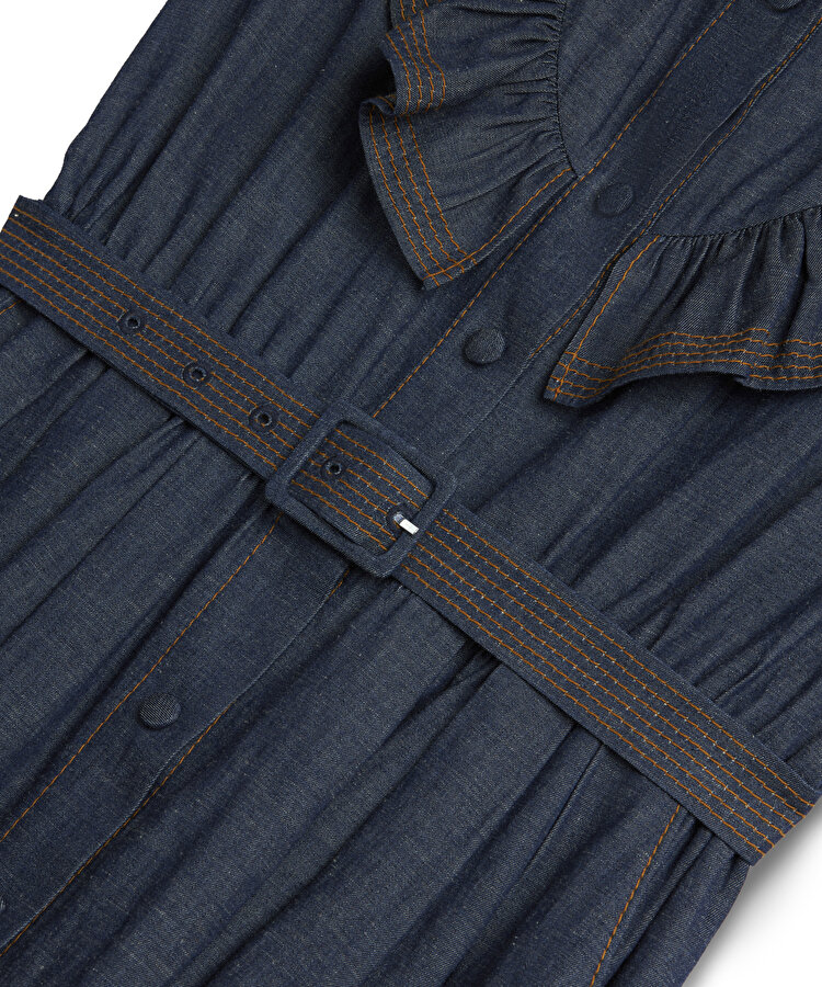 CHAMBRAY GÖMLEK ELBİSE 