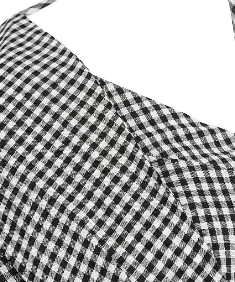 PÖTİKARE DESEN MİDİ ELBİSE