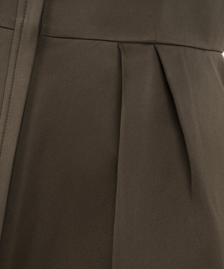 PİLELİ SATEN DÜŞES ELBİSE