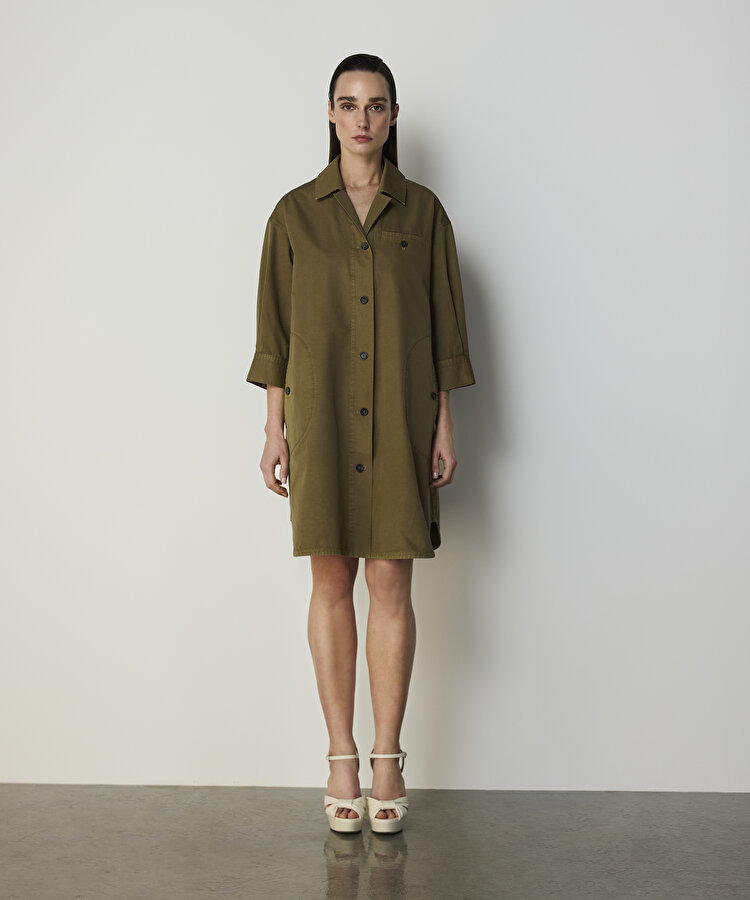 CEPLİ GÖMLEK ELBİSE