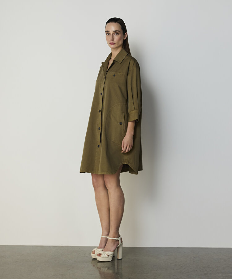 CEPLİ GÖMLEK ELBİSE