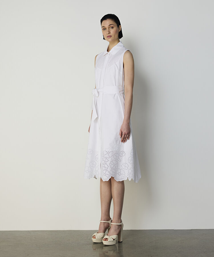 FLORAL NAKIŞLI GÖMLEK ELBİSE