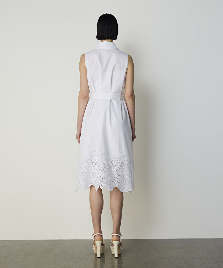 FLORAL NAKIŞLI GÖMLEK ELBİSE