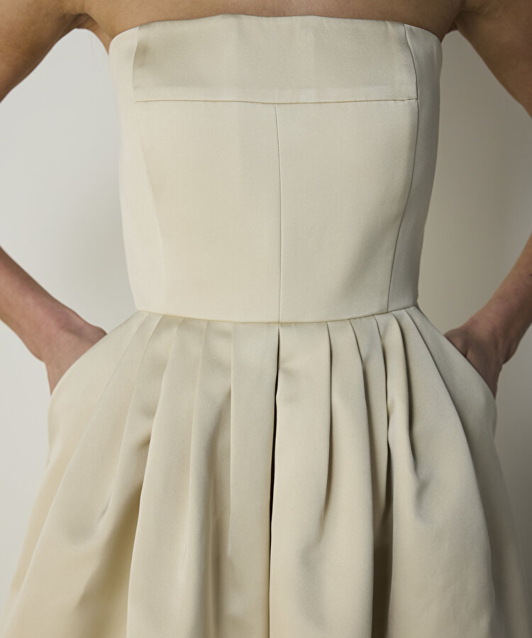 STRAPLEZ MAKSİ ELBİSE