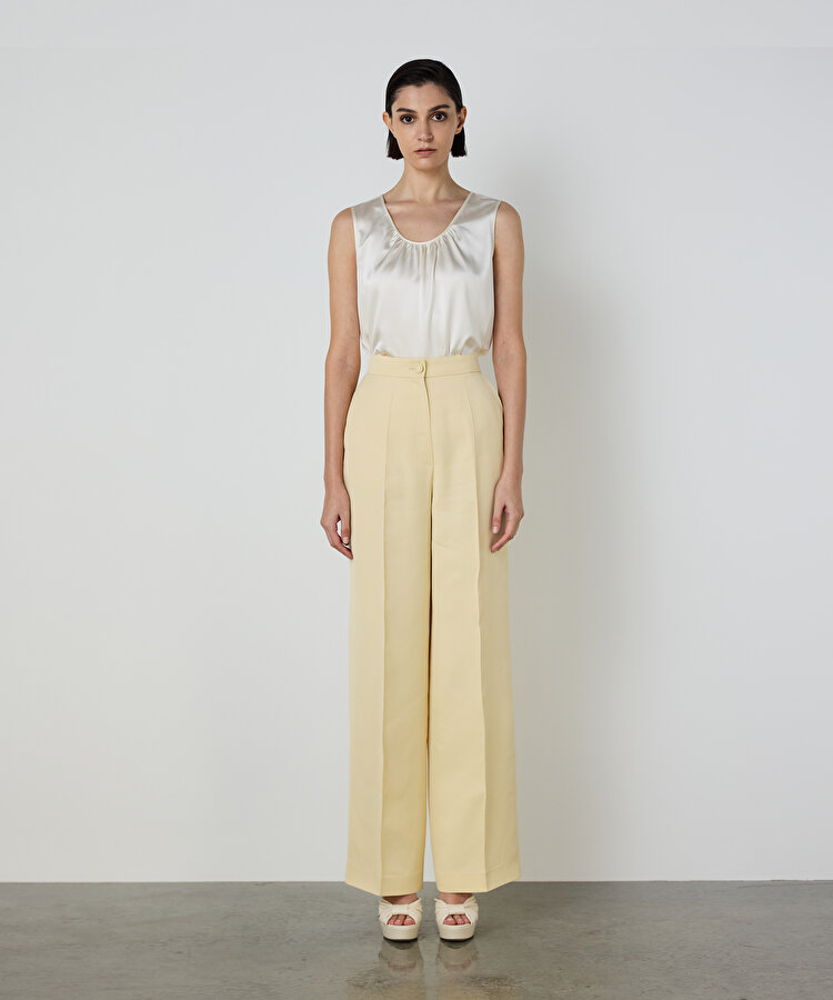 WIDE LEG VİSKOZ PANTOLON