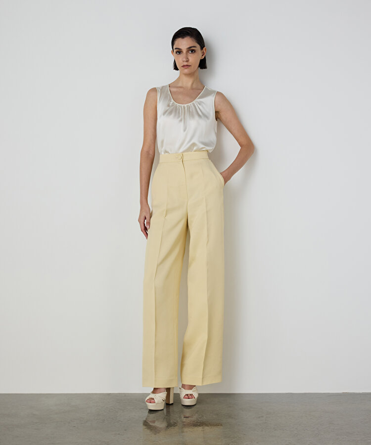 WIDE LEG VİSKOZ PANTOLON