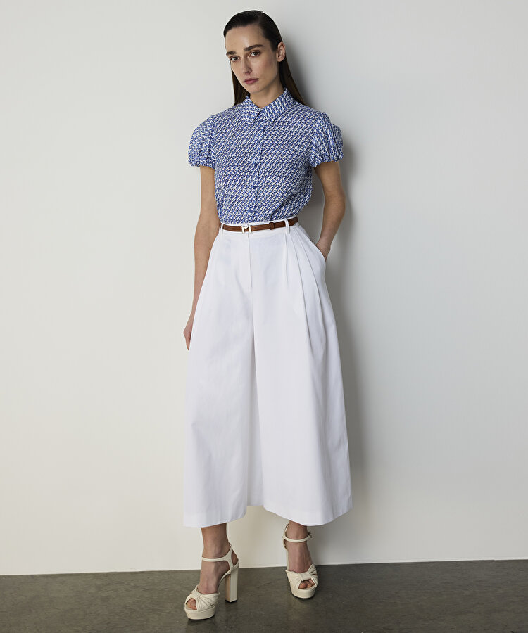 PİLELİ CULOTTE PANTOLON