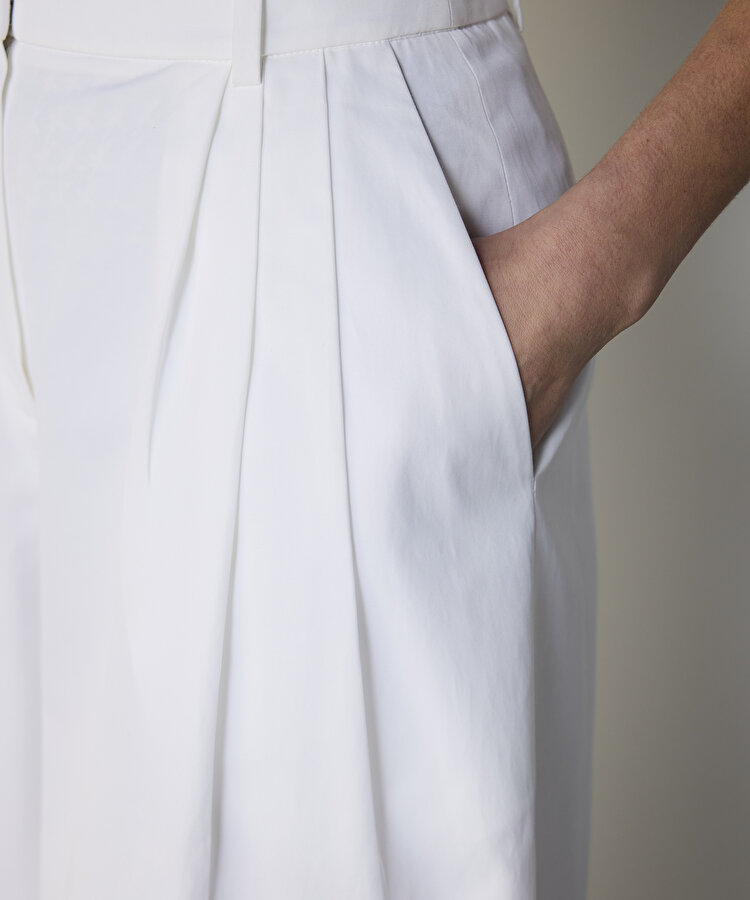 PİLELİ CULOTTE PANTOLON