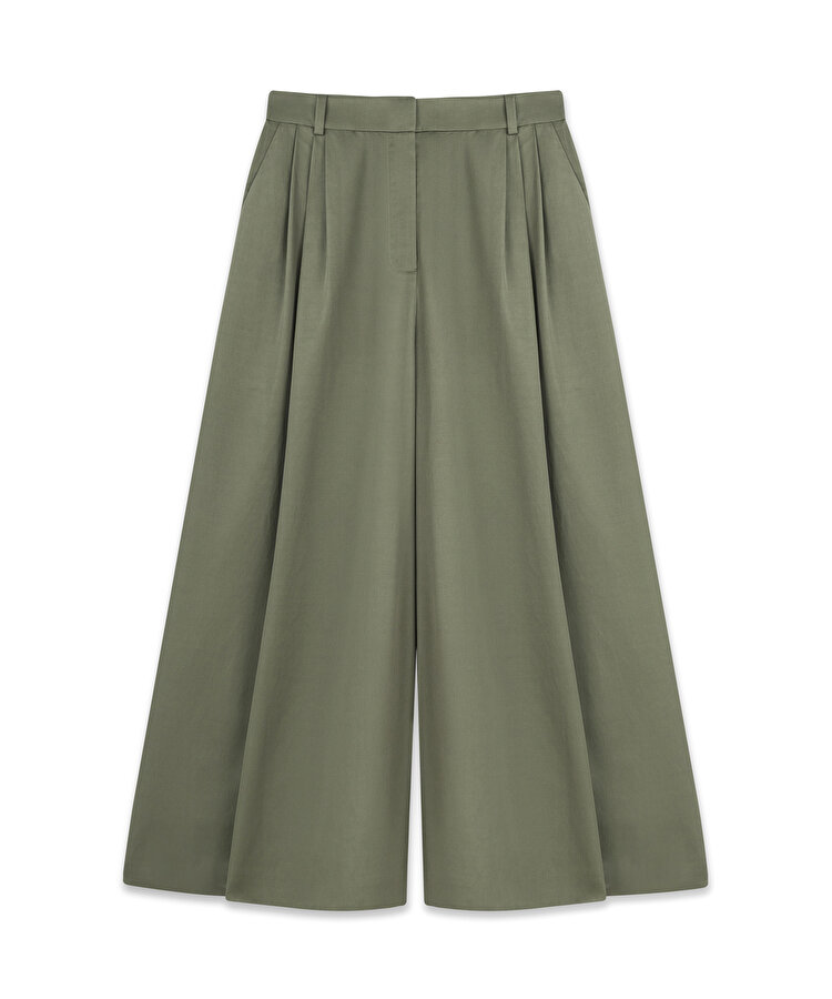 PİLELİ CULOTTE PANTOLON