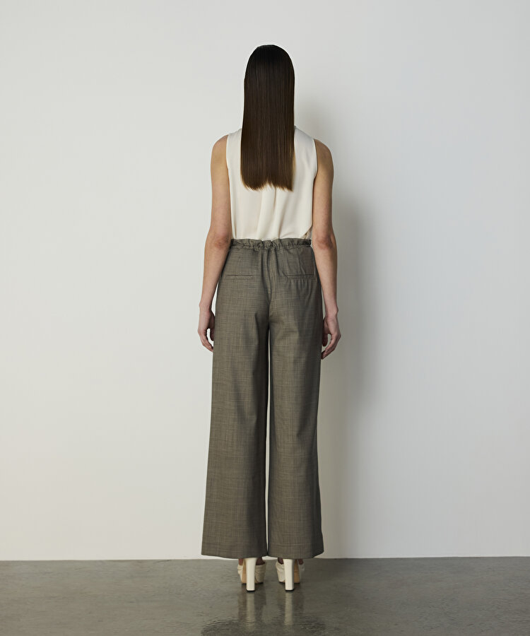 AYARLANABİLİR BEL YÜNLÜ PANTOLON