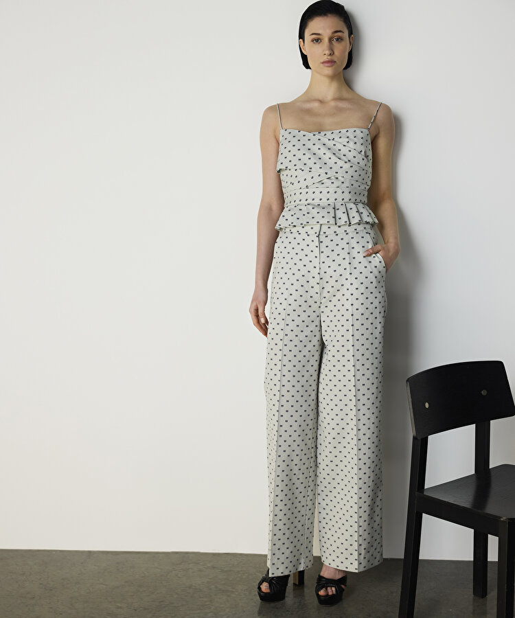 YENGEÇ DESENLİ PANTOLON