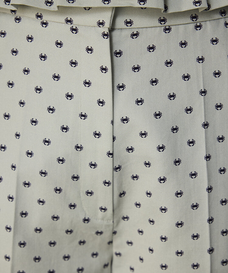 YENGEÇ DESENLİ PANTOLON