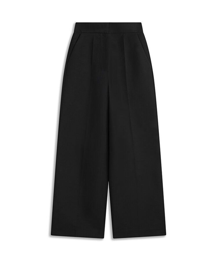 WIDE LEG GABARDİN PANTOLON