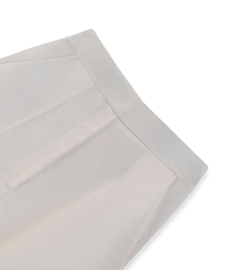 WIDE LEG GABARDİN PANTOLON