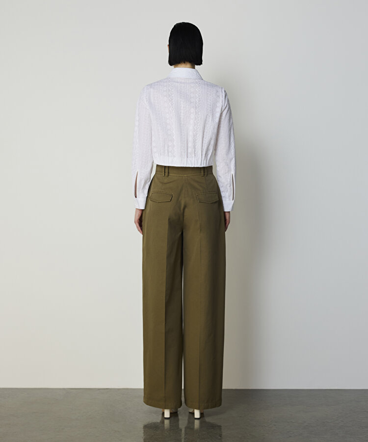 CEPLİ WIDE LEG PANTOLON