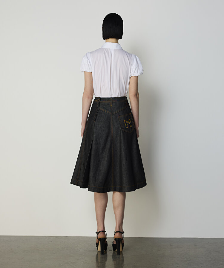 A KESİM DENİM ETEK