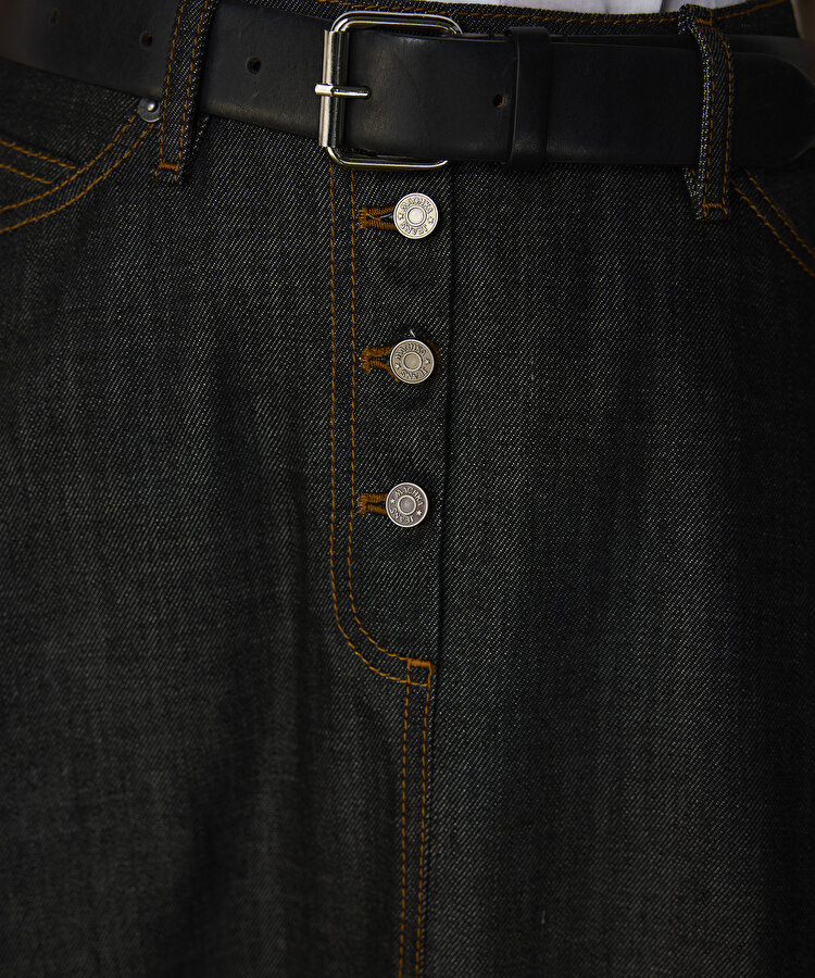 A KESİM DENİM ETEK