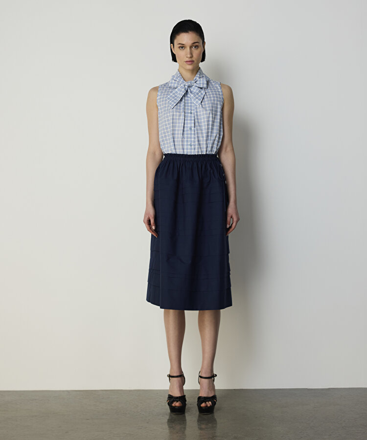 AYARLANABİLİR BEL NERVÜRLÜ ETEK