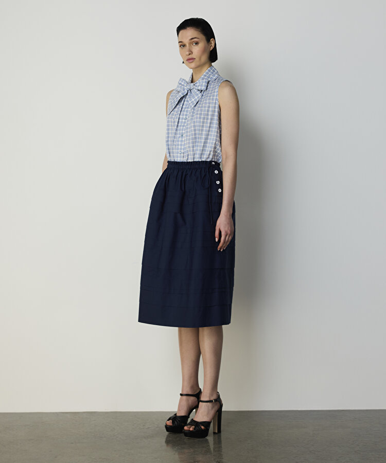 AYARLANABİLİR BEL NERVÜRLÜ ETEK