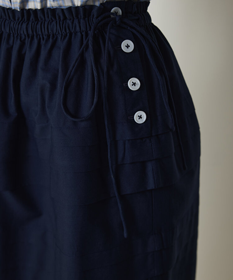 AYARLANABİLİR BEL NERVÜRLÜ ETEK