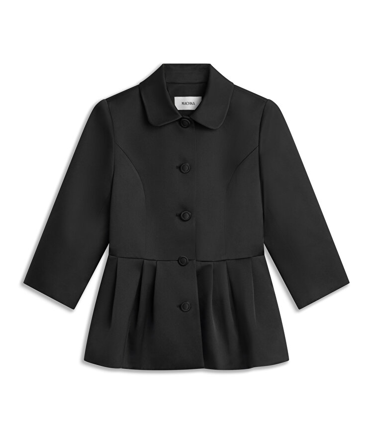 KUŞAKLI PEPLUM CEKET