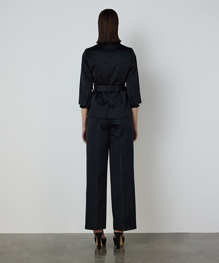 KUŞAKLI PEPLUM CEKET