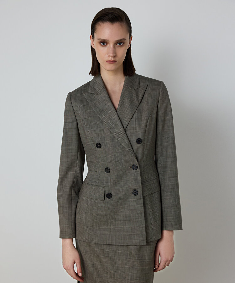 EKOSE DESEN VATKALI CEKET