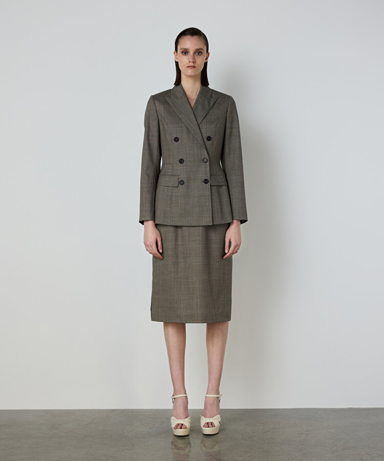 EKOSE DESEN VATKALI CEKET