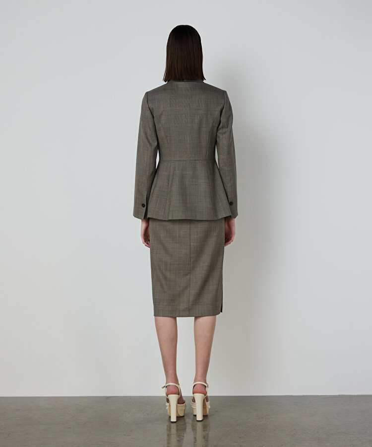 EKOSE DESEN VATKALI CEKET