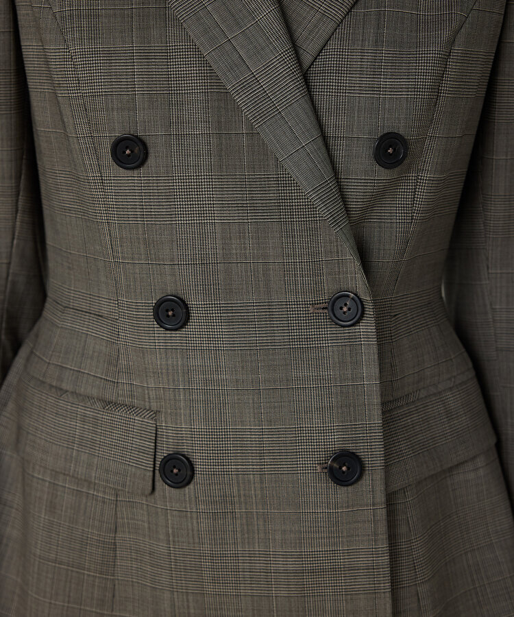 EKOSE DESEN VATKALI CEKET