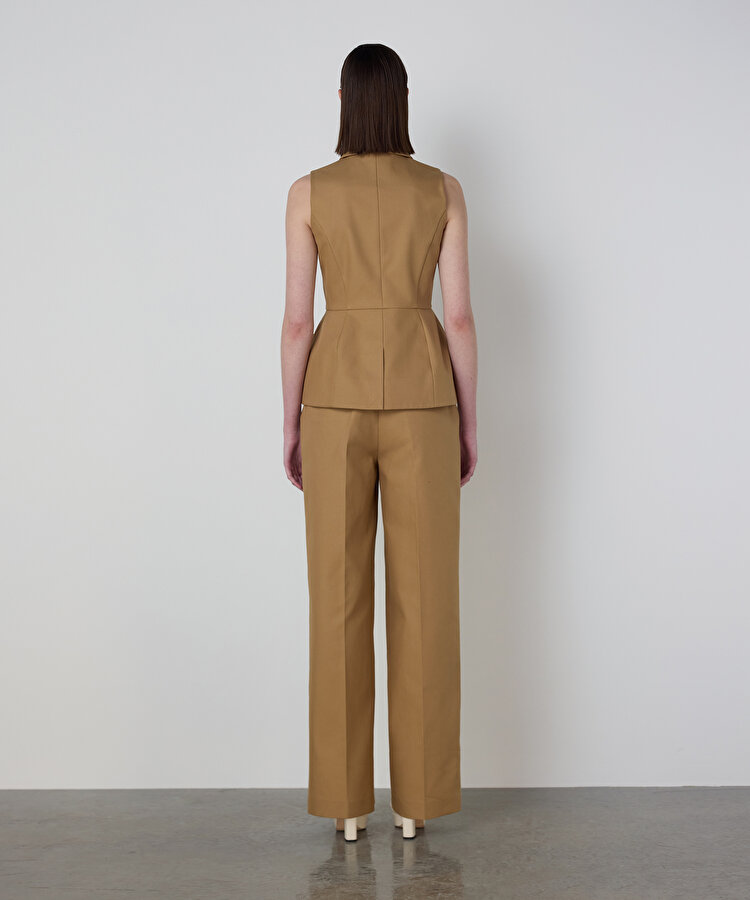 PİLELİ PEPLUM YELEK