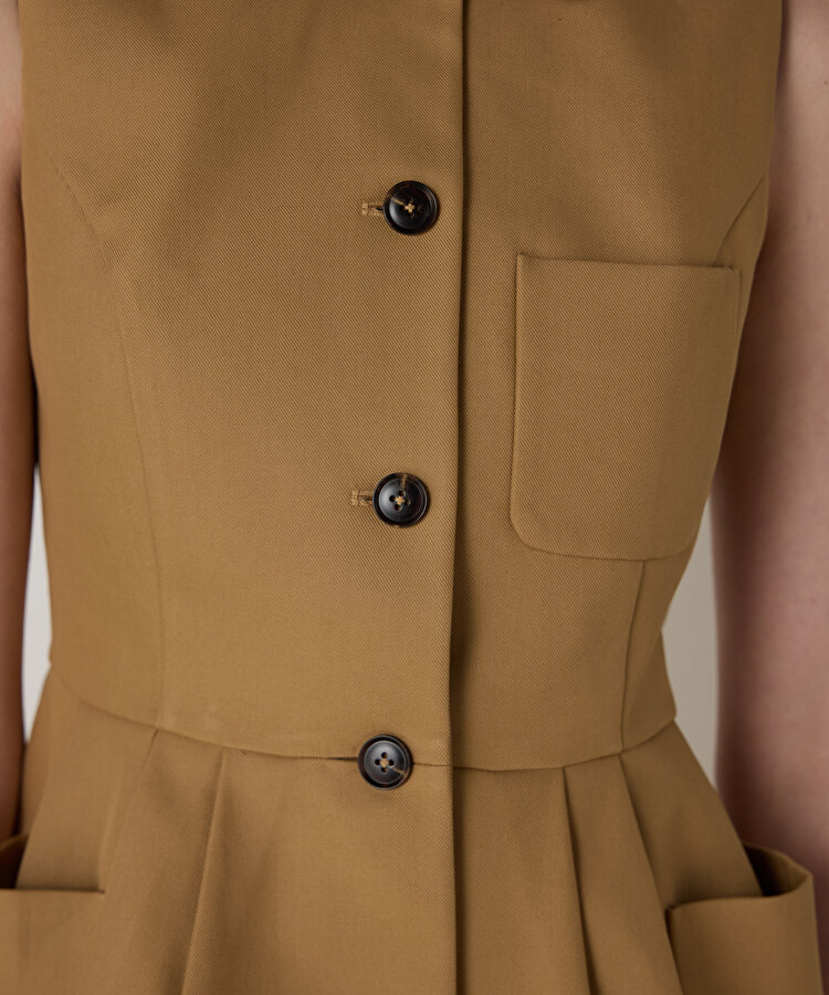 PİLELİ PEPLUM YELEK