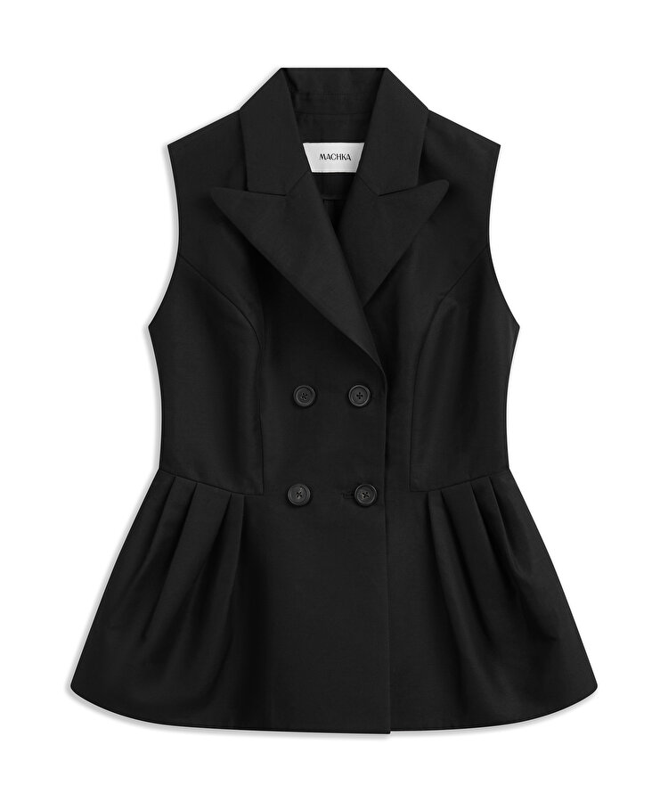 PİLELİ PEPLUM YELEK