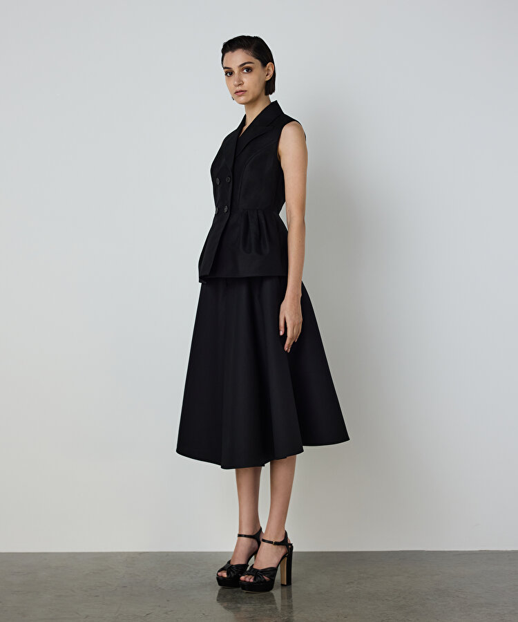 PİLELİ PEPLUM YELEK