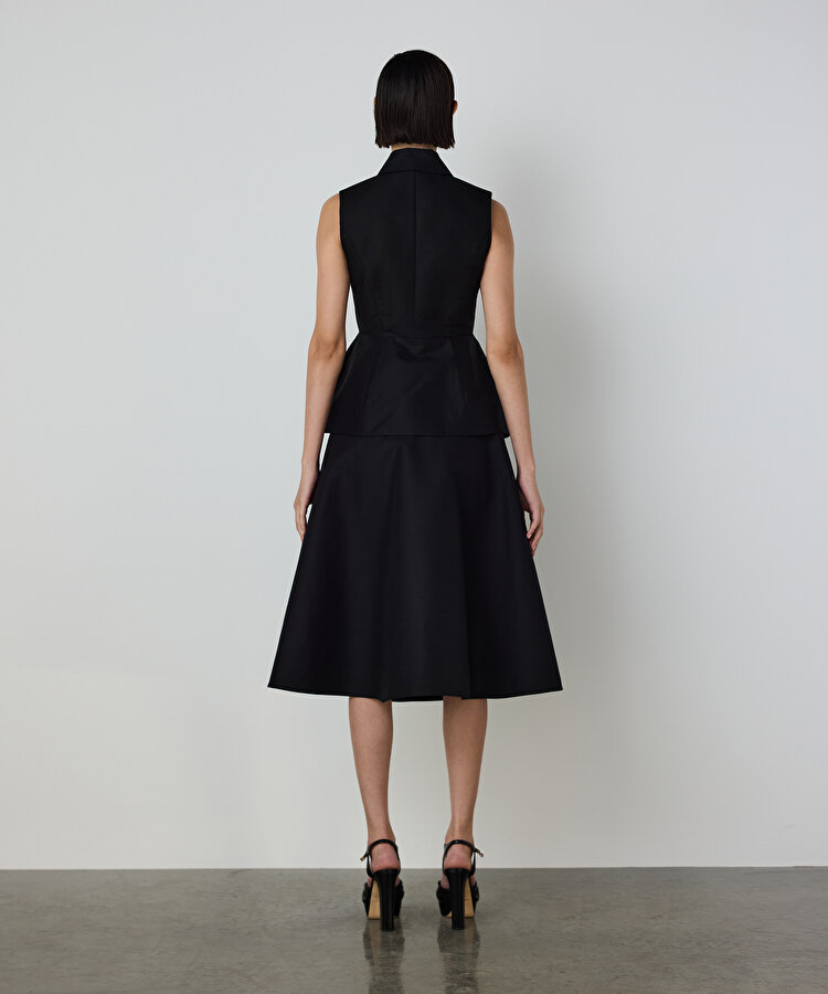 PİLELİ PEPLUM YELEK