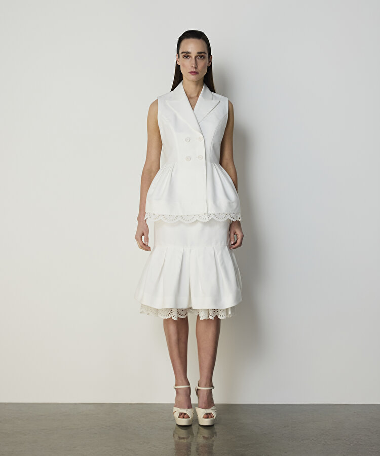 FİSTO GARNİLİ PEPLUM YELEK