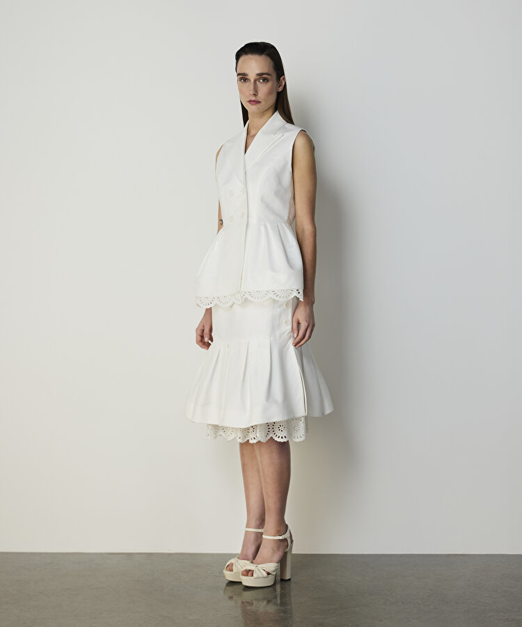 FİSTO GARNİLİ PEPLUM YELEK