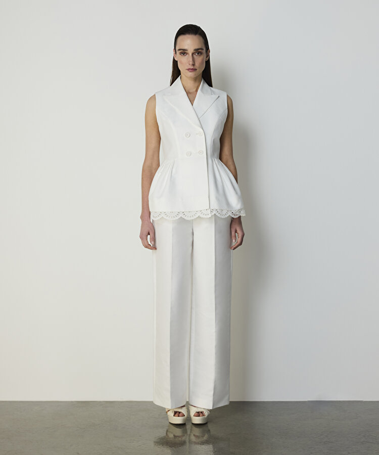 FİSTO GARNİLİ PEPLUM YELEK