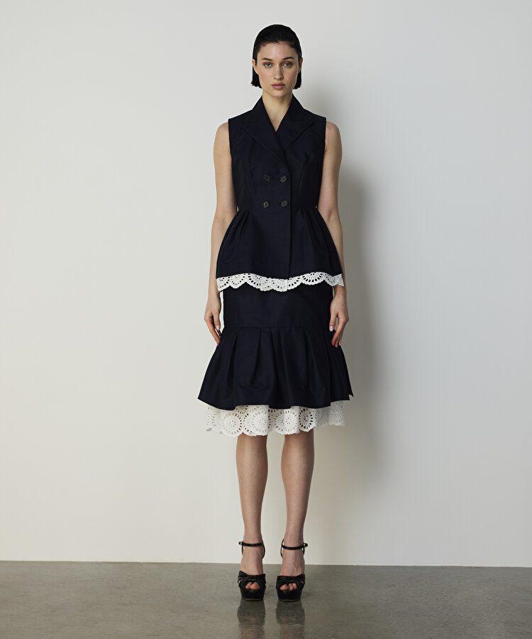 FİSTO GARNİLİ PEPLUM YELEK