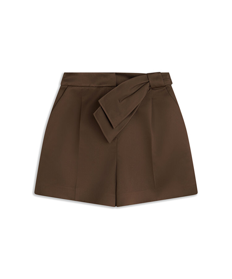 FİYONKLU SATEN DÜŞES ŞORT