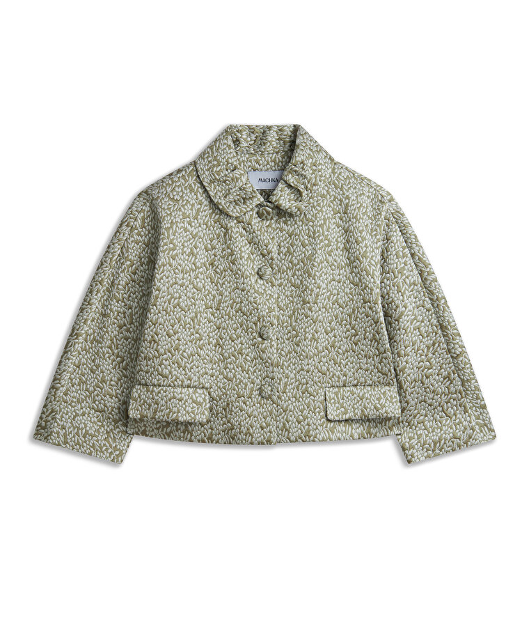 ÇİÇEK JAKARLI KAP 