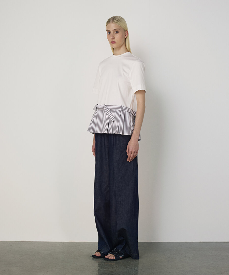 ÇİZGİ DESEN MIX TİŞÖRT