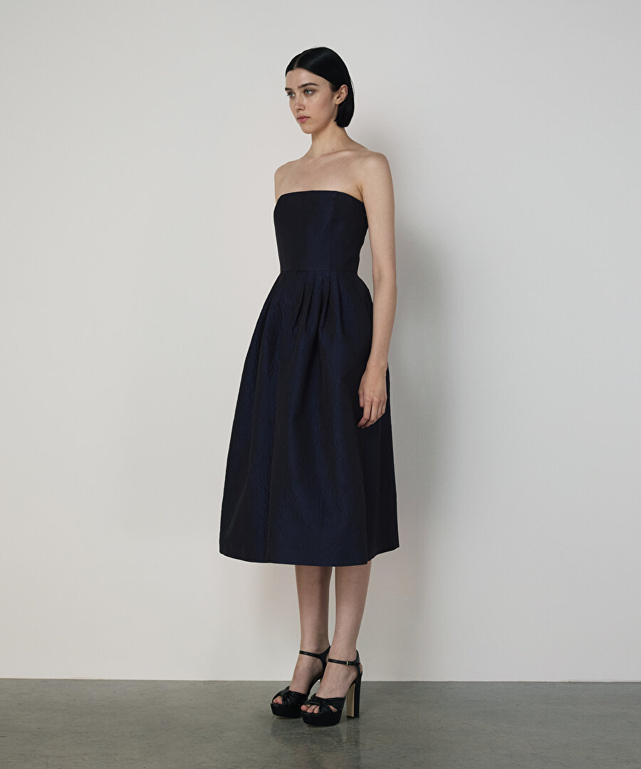 BROKAR STRAPLEZ ELBİSE